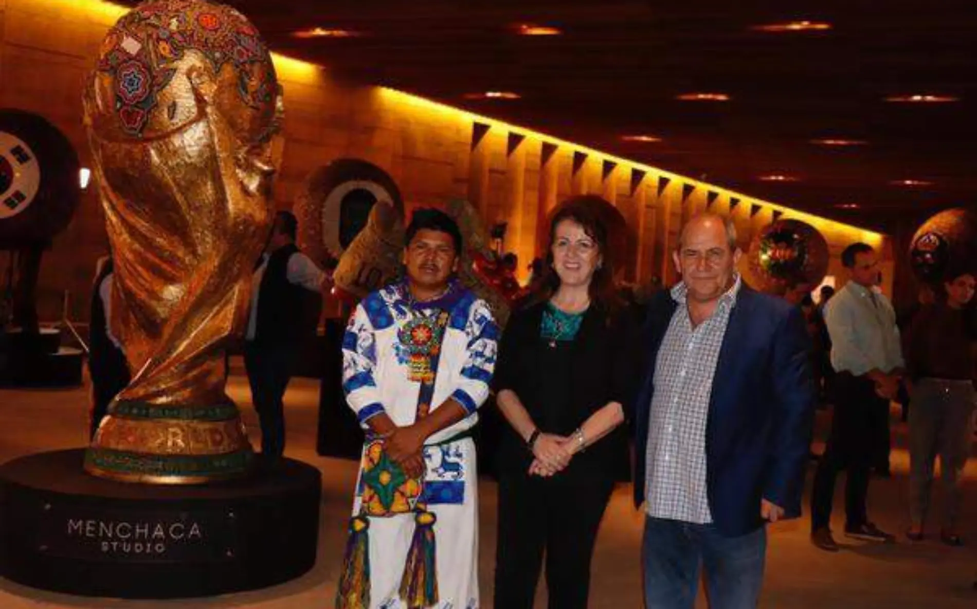 Ildefonso López, Margarita González Saravia y César Menchaca